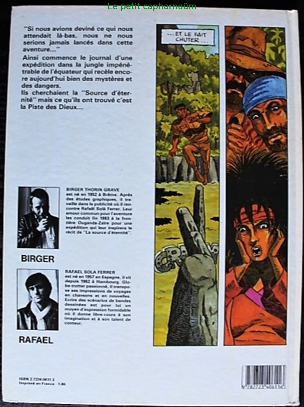 La source d'éternité - 01 - Les guerriers oubliés - Rééd. 1986 livres bd revues bandes dessinees la source eternite 01 les guerriers oublies reed 1986