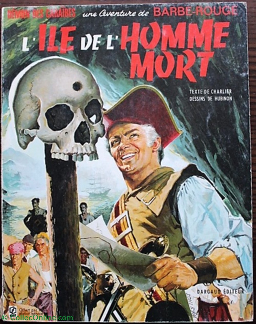 Album - Barbe rouge - 07 - L'île de l'homme mort - Rééd. Publicitaire Elf 1972 livres bd revues bandes dessinees album barbe rouge 07 ile de homme mort reed publicitaire elf 1972