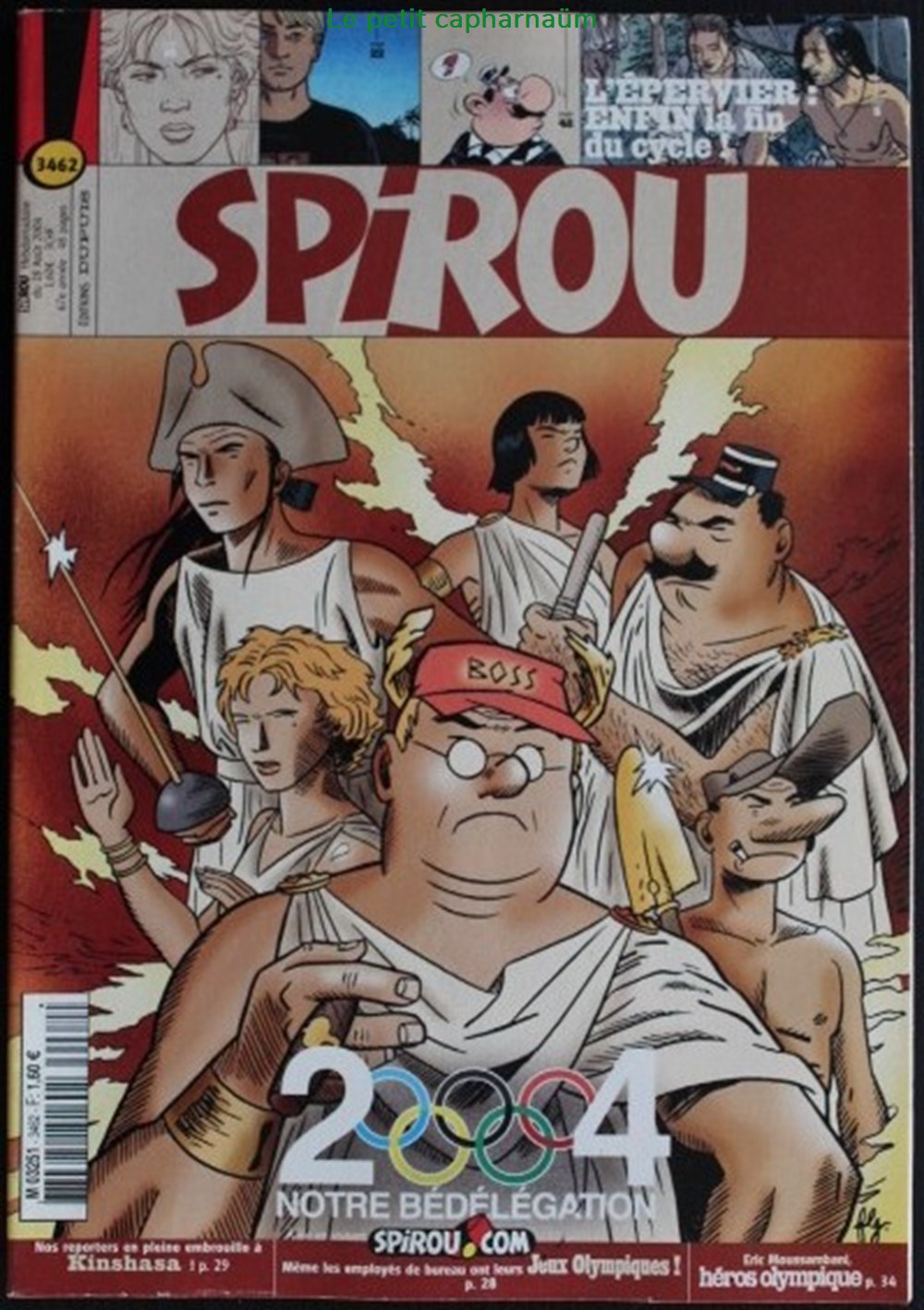 Spirou - 3462 livres bd revues spirou 3462
