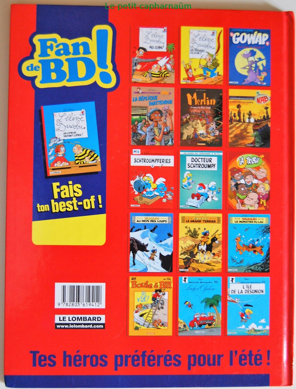 livres bd revues bandes dessinees l eleve ducobu 01 un copieur sachant copier reed 2003