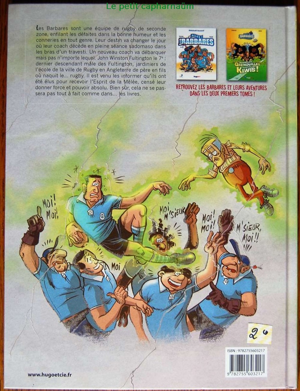 livres bd revues bandes dessinees le rugby des barbares 03 le coach eo 2009