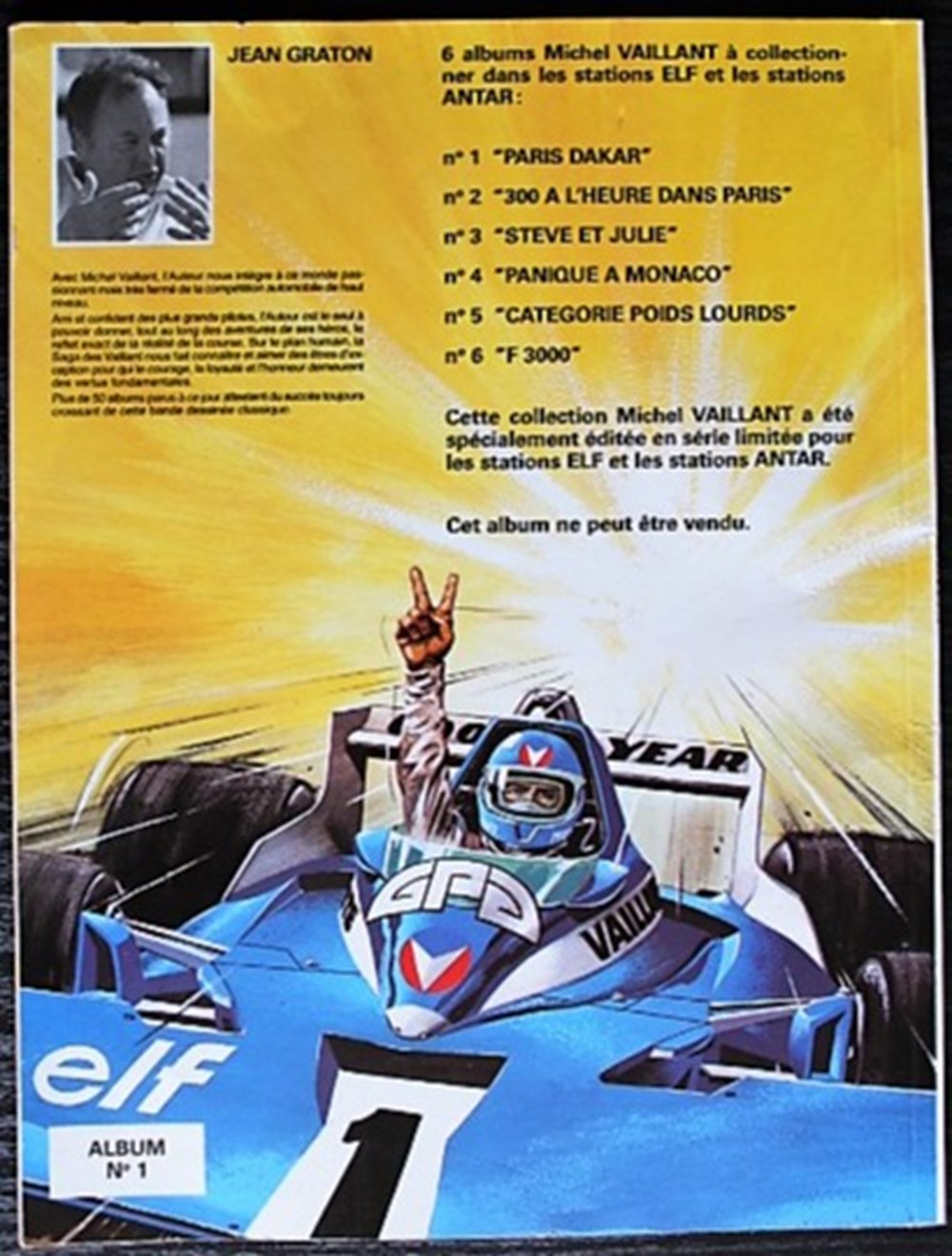 livres bd revues bandes dessinees michel vaillant 41 paris dakar reed publicitaire elf 1982