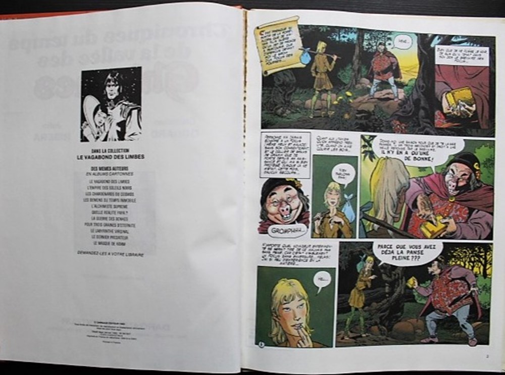 Chroniques du temps de la vallée des Ghlomes - 01 - EO 1984 3 livres bd revues bandes dessinees chroniques du temps de la vallee des ghlomes 01 eo 1984