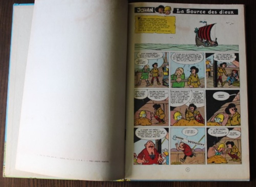 Johan et Pirlouit - 06 - La source des dieux - Rééd. 1964 4 livres bd revues bandes dessinees johan et pirlouit 06 la source des dieux reed 1964