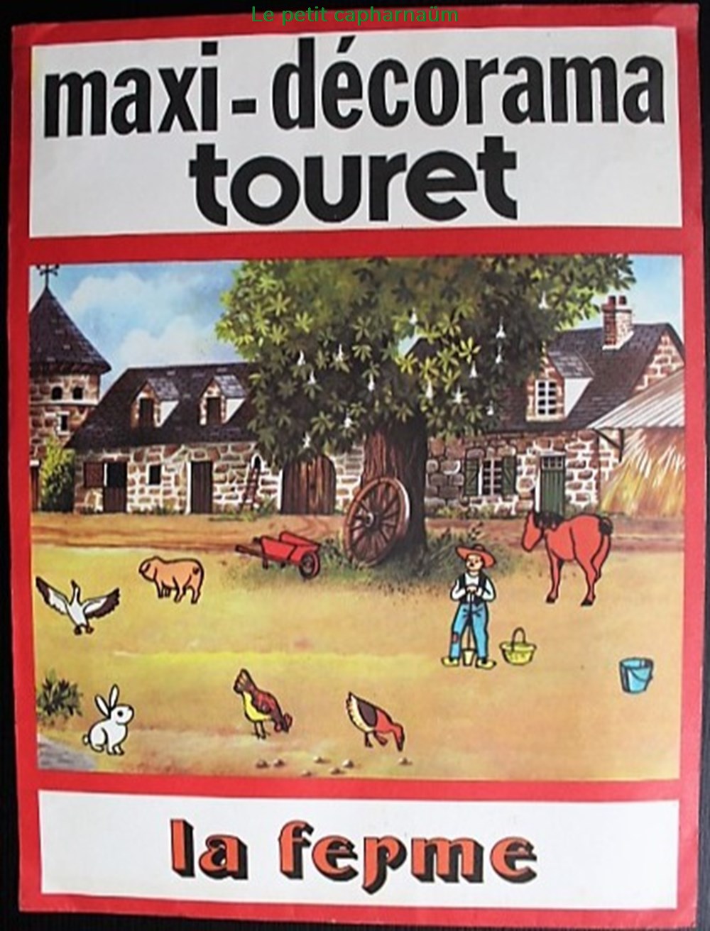 Décorama - Touret - Maxi - La ferme 3 divers decorations magnets autocollants decalcomanies decorama touret maxi la ferme