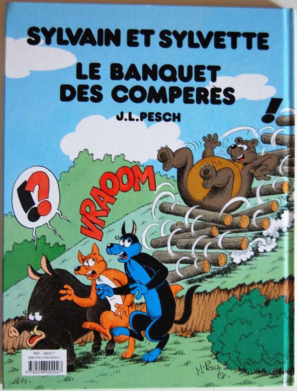 Sylvain et Sylvette - FL 02 - Le lance-pierres / Le banquet des compères - Album double livres bd revues bandes dessinees sylvain et sylvette fl 02 le lance pierres le banquet des comperes album double