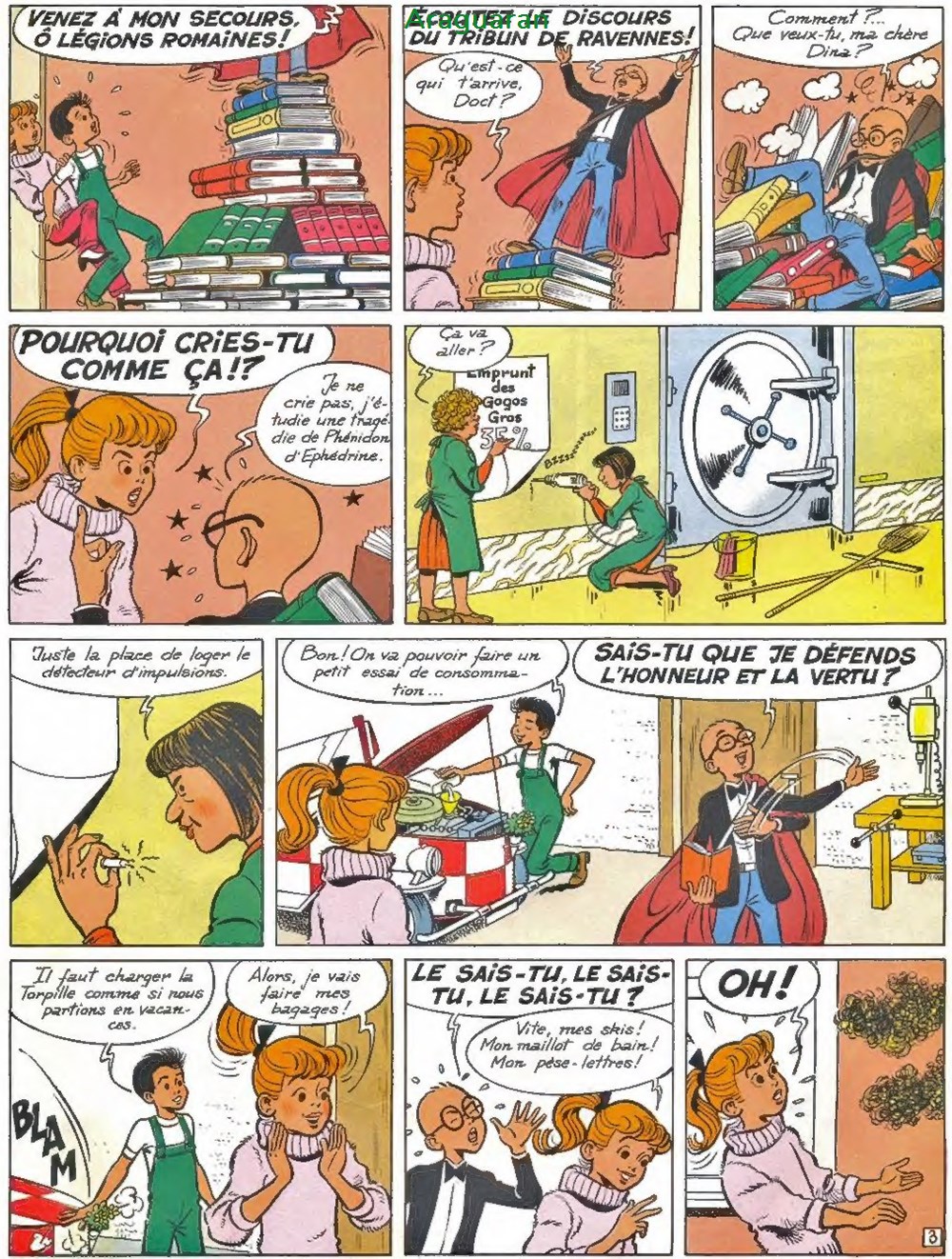 Album - 4 as (Les) - 22 - Les 4 as et le hold-up de la Big Bank 4 livres bd revues bandes dessinees album 4 as les 22 les 4 as et le hold up de la big bank