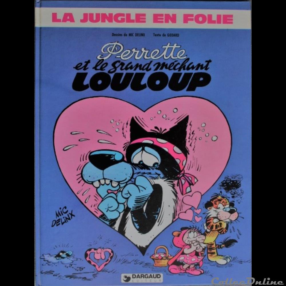 livres bd revues bandes dessinees la jungle en folie 05 perrette et le grand mechant louloup reed 1982