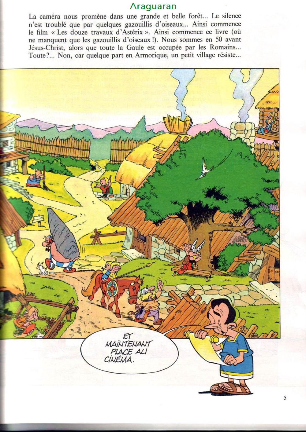 Album Animation - Astérix - 01 - Les 12 travaux d'Astérix 2 livres bd revues bandes dessinees album animation asterix 01 les 12 travaux asterix