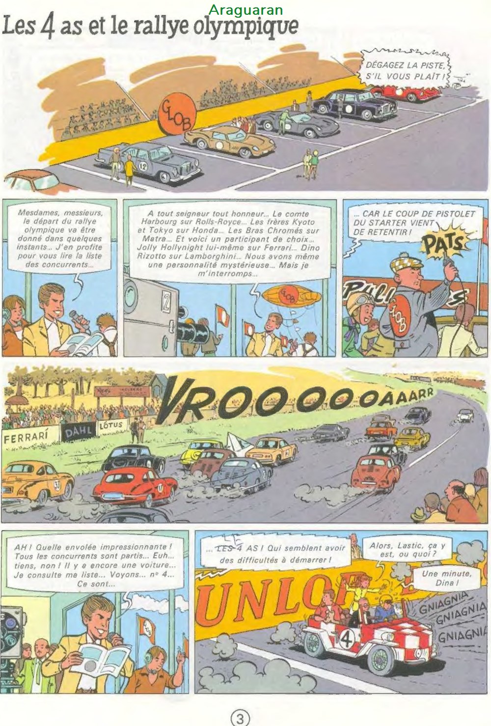 Album - 4 as (Les) - 08 - Les 4 as et le rallye olympique 2 livres bd revues bandes dessinees album 4 as les 08 les 4 as et le rallye olympique