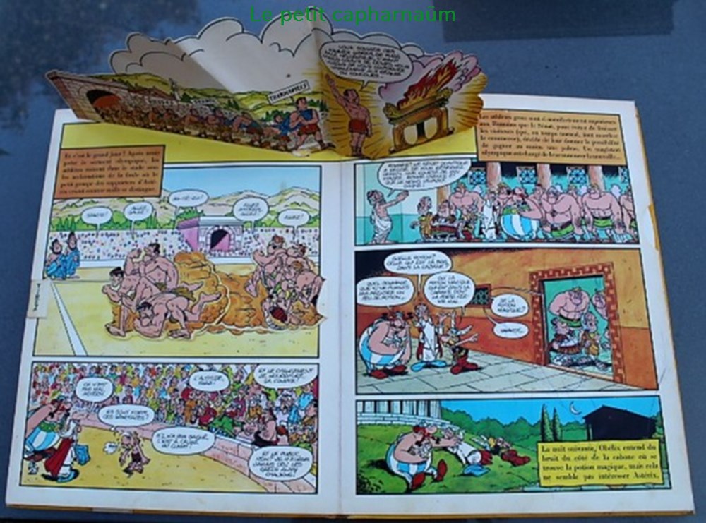 Album Pop-Hop - Astérix - 12 - Astérix aux Jeux Olympiques - EO 1972 7 livres bd revues bandes dessinees album pop hop asterix 12 asterix aux jeux olympiques eo 1972