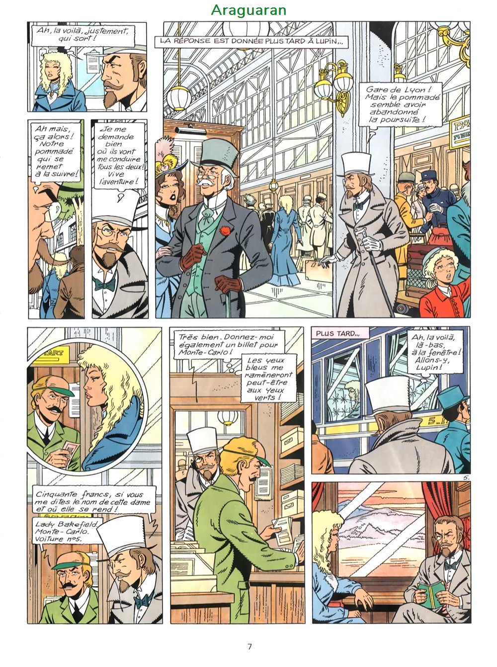 Album - Arsène Lupin - 04 - La demoiselle aux yeux verts 6 livres bd revues bandes dessinees album arsene lupin 04 la demoiselle aux yeux verts