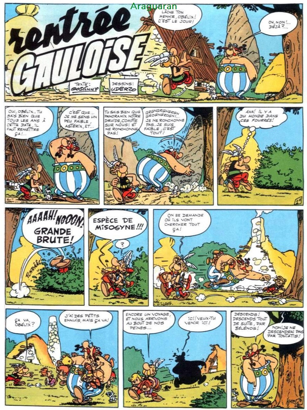 Album - Astérix - 32 - Astérix et la rentrée gauloise 8 livres bd revues bandes dessinees album asterix 32 asterix et la rentree gauloise