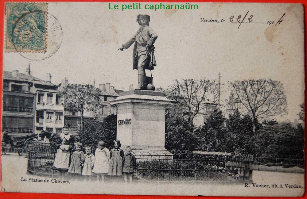 Verdun - 55 - La statue de Chevert cartes postales europe france verdun 55 la statue de chevert