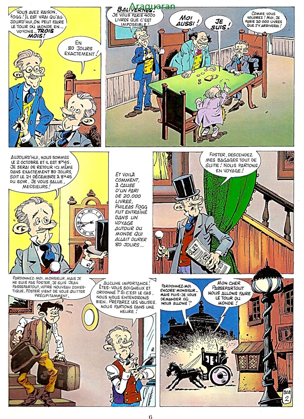 Aventure et l'histoire (L') - 03 - Le tour du monde en 80 jours 3 livres bd revues bandes dessinees aventure et histoire l 03 le tour du monde en 80 jours