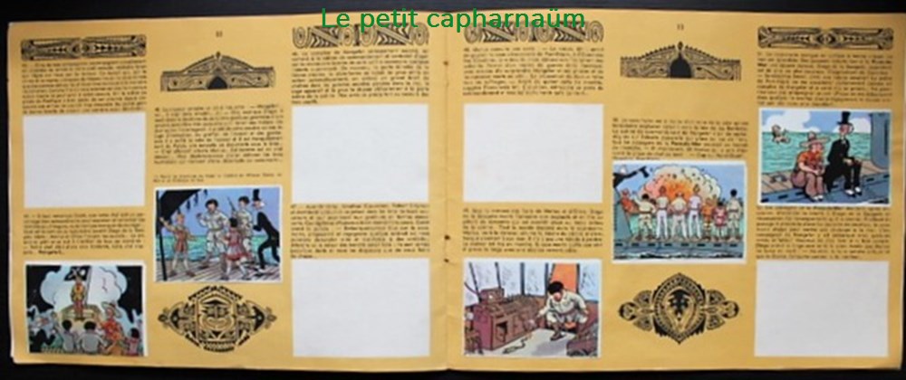 Les dramatiques aventures de Cadet et Cadette en Océanie - Album collecteur d'images - EO 1956 5 documents anciens chromos les dramatiques aventures de cadet et cadette en oceanie album collecteur images eo 1956