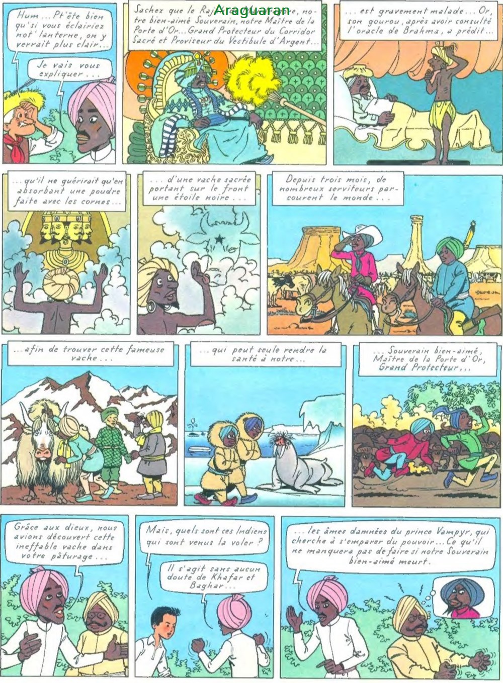 Album - 4 as (Les) - 03 - Les 4 as et la vache sacrée 7 livres bd revues bandes dessinees album 4 as les 03 les 4 as et la vache sacree
