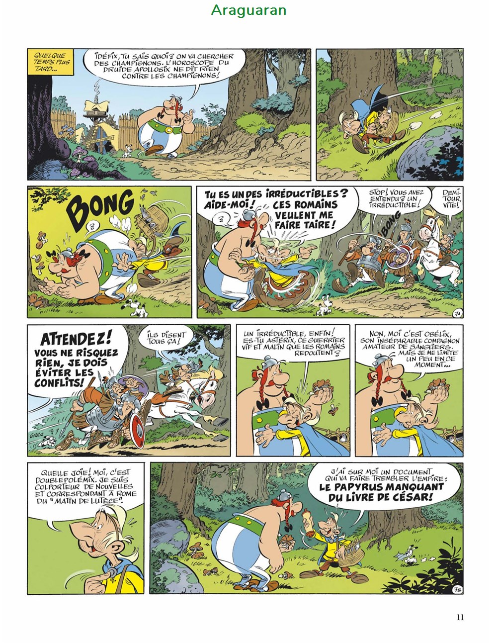 Album - Astérix - 36 - Le papyrus de César 8 livres bd revues bandes dessinees album asterix 36 le papyrus de cesar