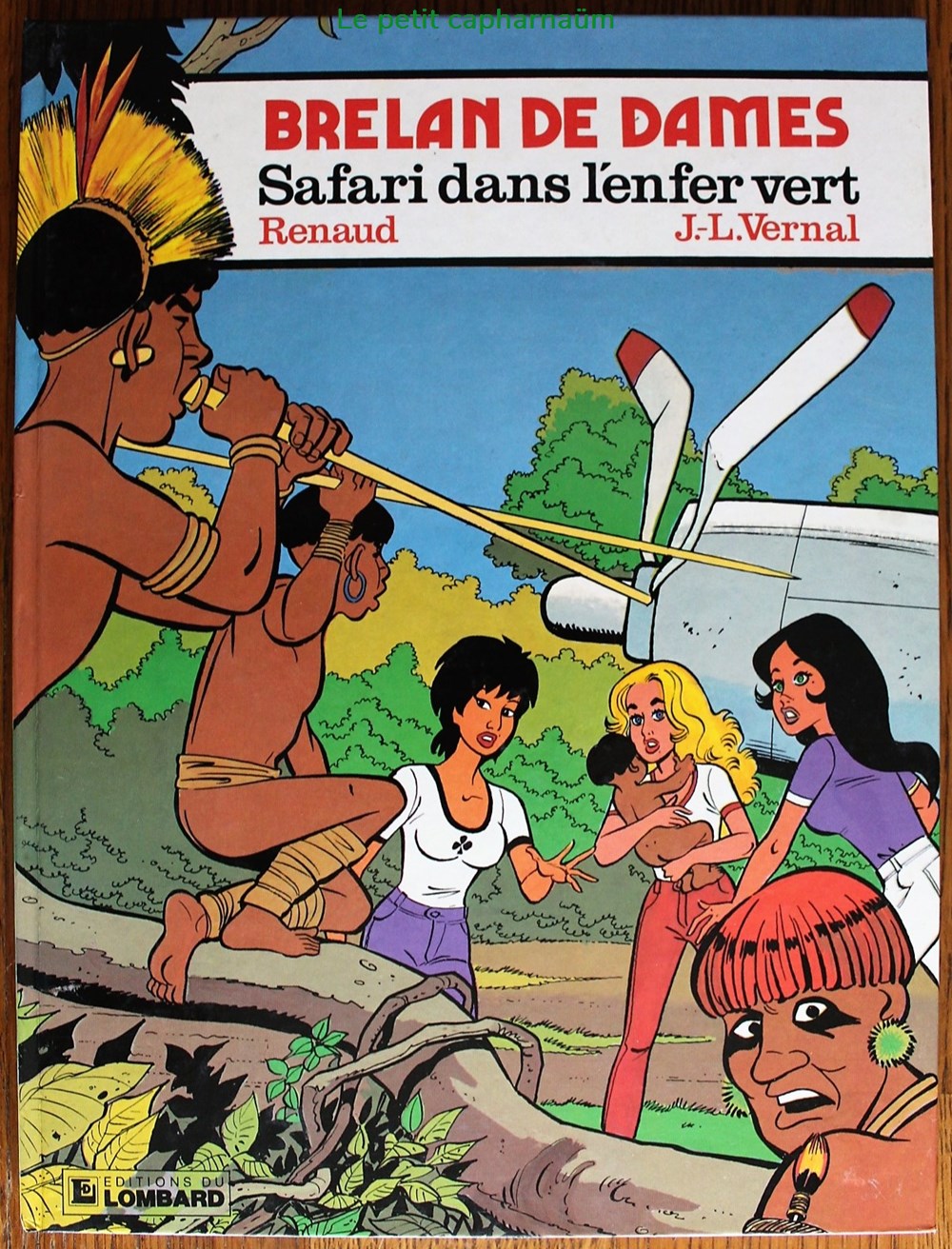Brelan de dames - 02 - Safari dans l'enfer vert - EO 1985 livres bd revues bandes dessinees brelan de dames 02 safari dans enfer vert eo 1985