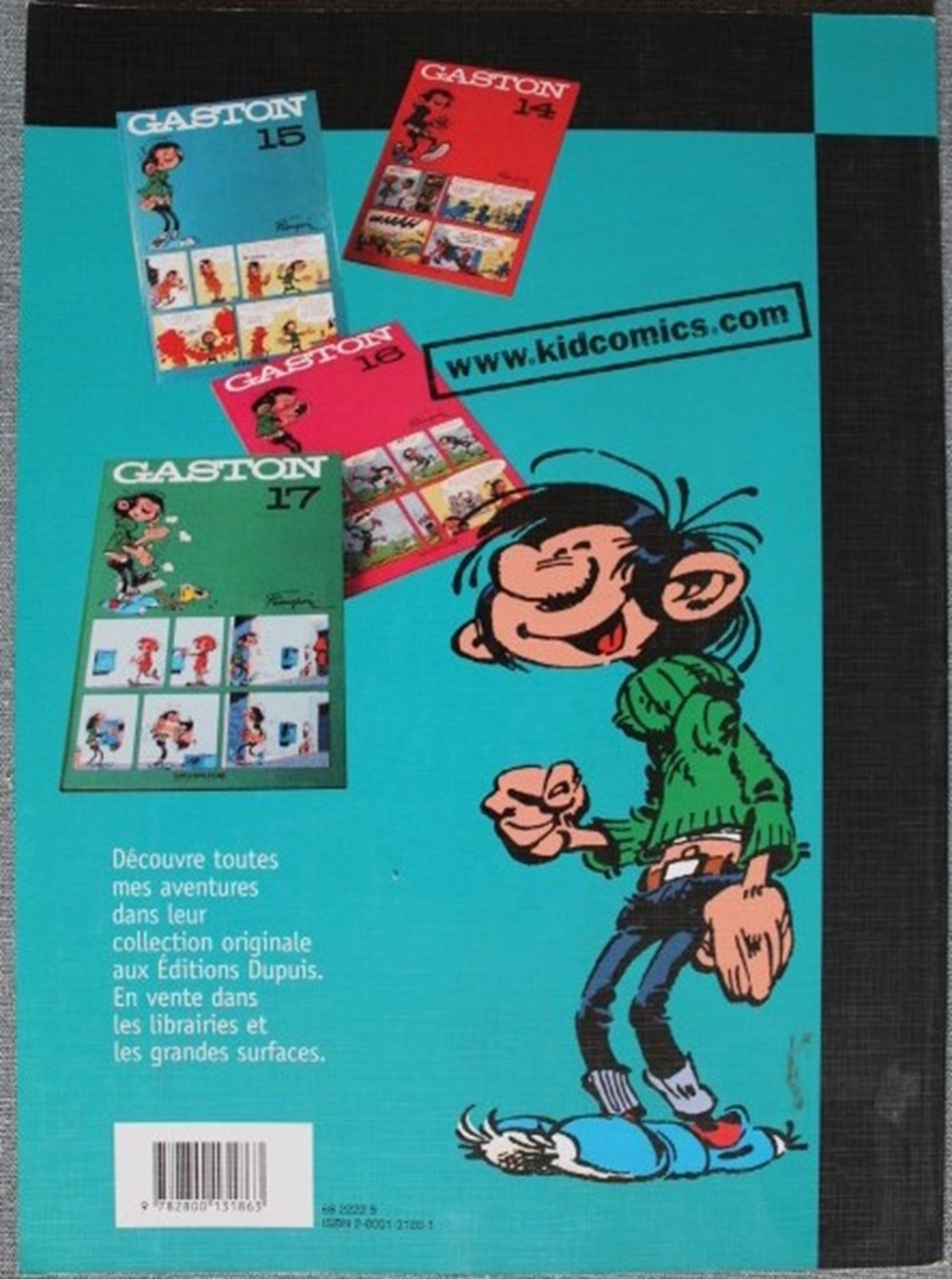 Gaston - Edition 40° anniversaire - 15 - Rééd. 2001 livres bd revues bandes dessinees gaston edition 40 anniversaire 15 reed 2001