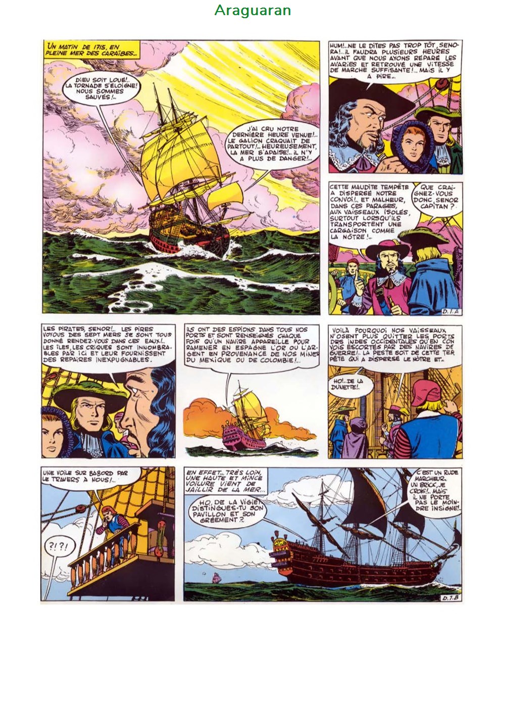 livres bd revues bandes dessinees album barbe rouge 01 le demon des caraibes