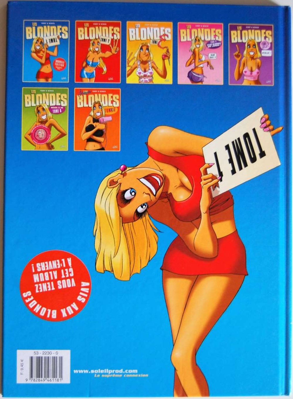 Les blondes - 01 - Rééd. 2007 livres bd revues bandes dessinees les blondes 01 reed 2007