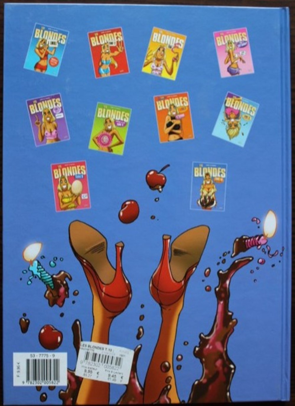Les blondes - 10 - Ca se fête ! - EO 2009 avec planche de stickers 2 livres bd revues bandes dessinees les blondes 10 ca se fete eo 2009 avec planche de stickers