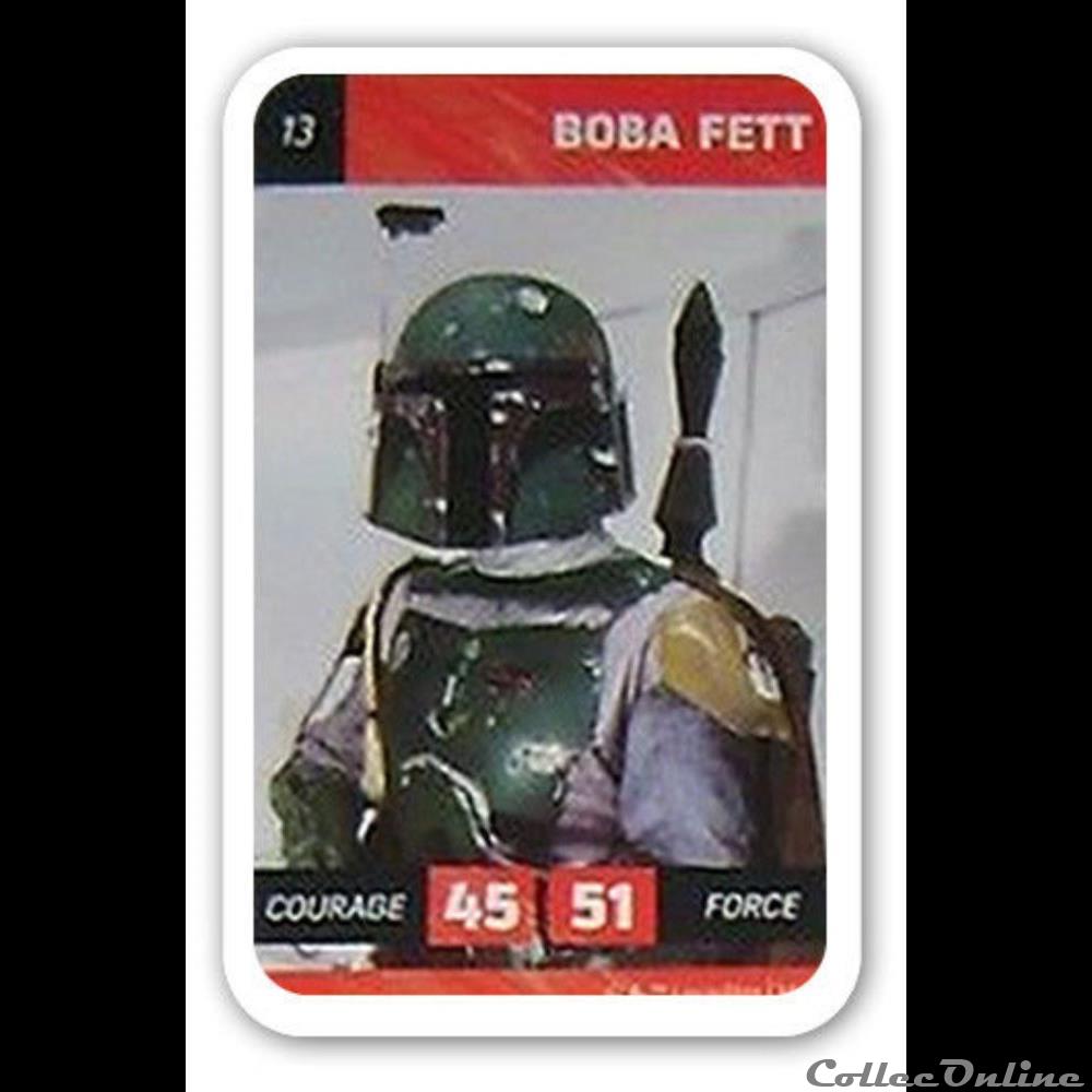13 - Boba Fett jeux jouet jeu de carte collectionner 13 boba fett
