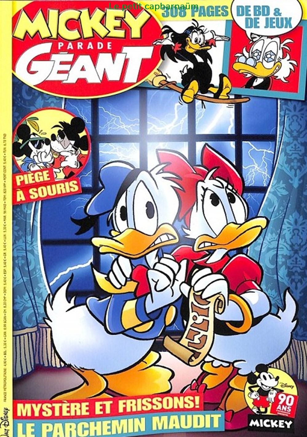 Mickey Parade (2ème série) - N°366 - Mystère et frissons ! le parchemin maudit livres bd revues mickey parade 2eme serie n 366 mystere et frissons le parchemin maudit