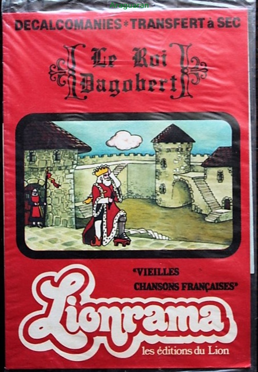 divers decorations magnets autocollants decalcomanies decorama lionrama vieilles chansons francaises le bon roi dagobert