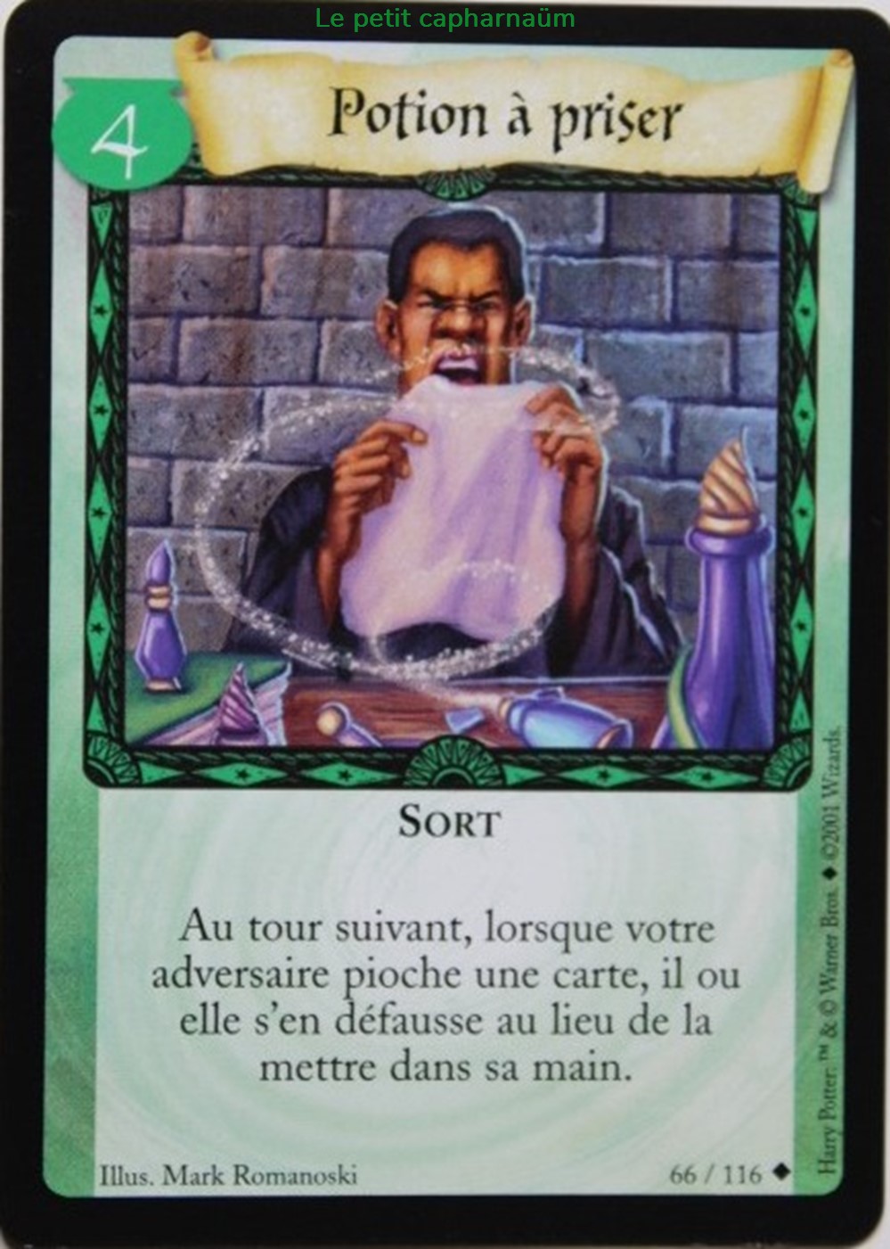 jeux societe jouets jeu carte collectionner tcg harry potter set de base 066 potion a priser peu commune