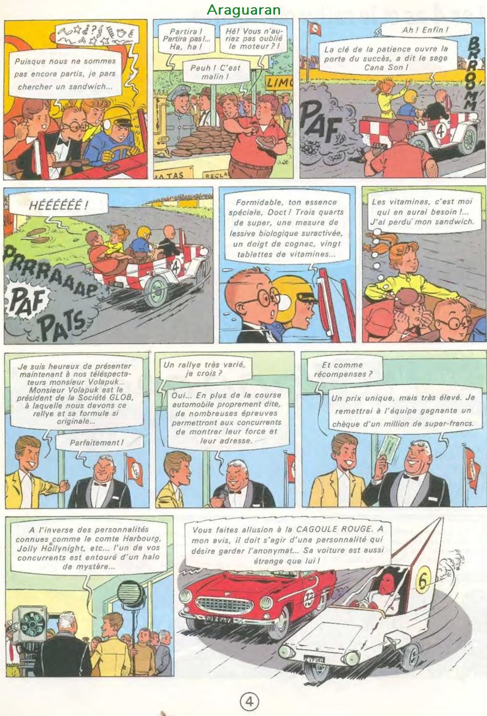 Album - 4 as (Les) - 08 - Les 4 as et le rallye olympique 3 livres bd revues bandes dessinees album 4 as les 08 les 4 as et le rallye olympique
