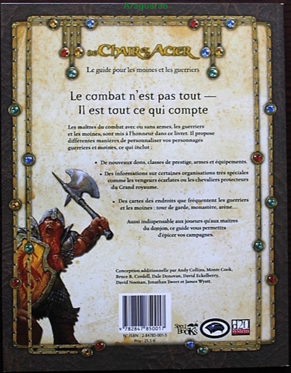 jeux societe jouets roles jeu de role d d3 de chair et acier