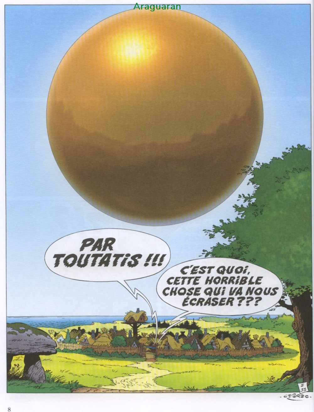 Album - Astérix - 33 - Le ciel lui tombe sur la tête 6 livres bd revues bandes dessinees album asterix 33 le ciel lui tombe sur la tete