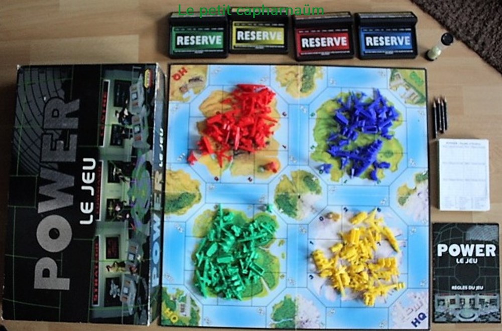 Power - Le jeu - Editions Jeux Spear 1996 de societe jouets plateau power le jeu editions jeux spear 1996