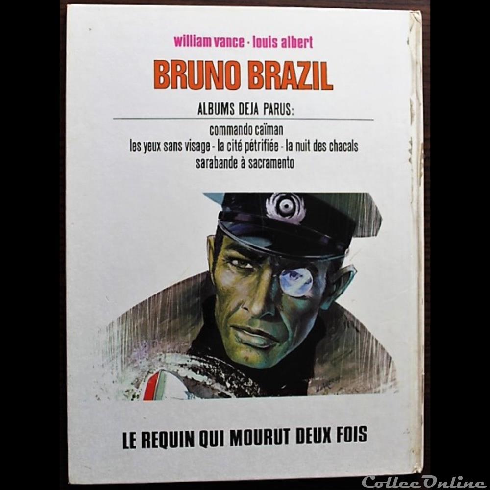 Bruno Brazil - 01 - Le requin qui mourut deux fois - Rééd. 1975 livres bd revues bandes dessinees bruno brazil 01 le requin qui mourut deux fois reed 1975