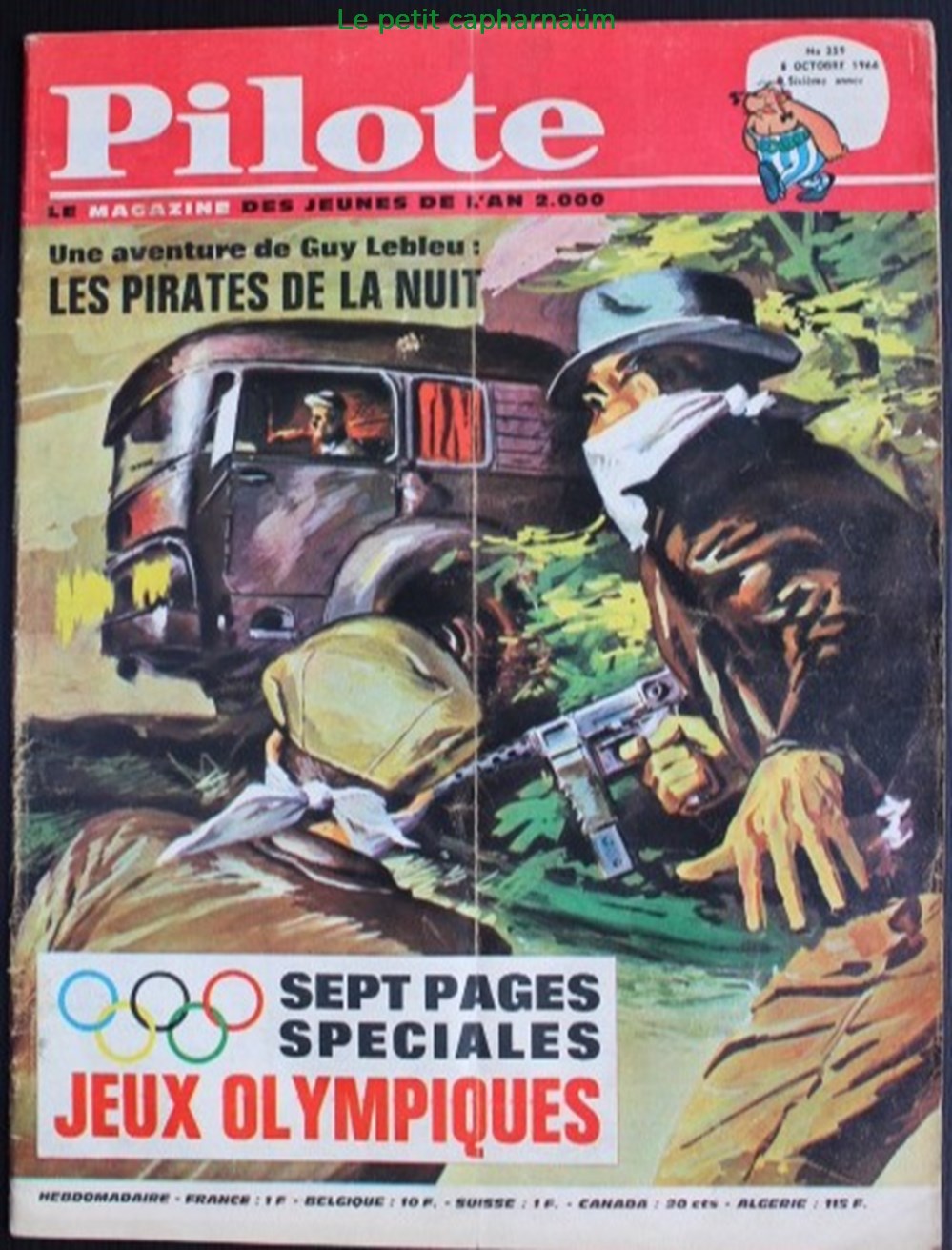 livres bd revues pilote n 259 08 octobre 1964 pilotorama tokyo 1964