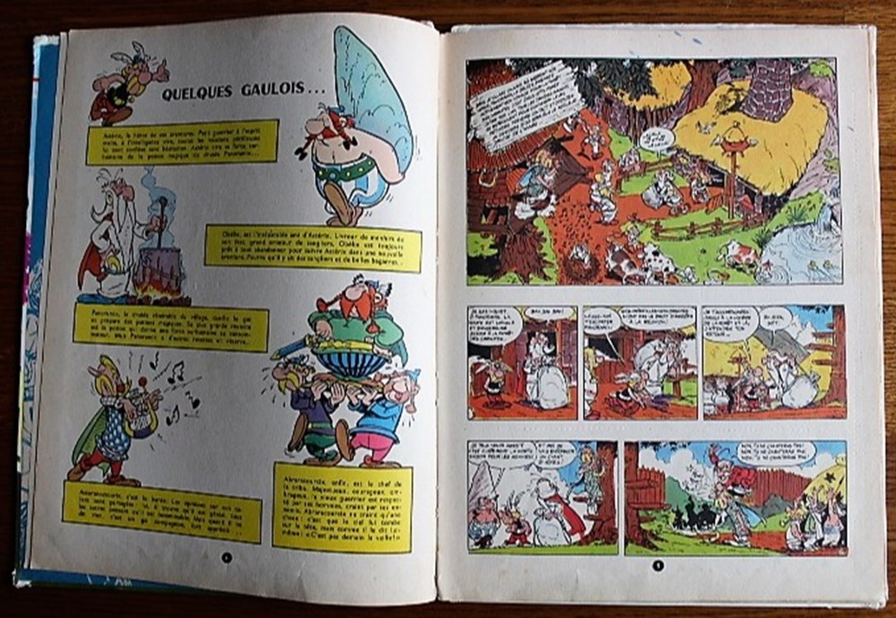 Album - Astérix - 03 - Astérix et les goths - Rééd. 1963 5 livres bd revues bandes dessinees album asterix 03 asterix et les goths reed 1963