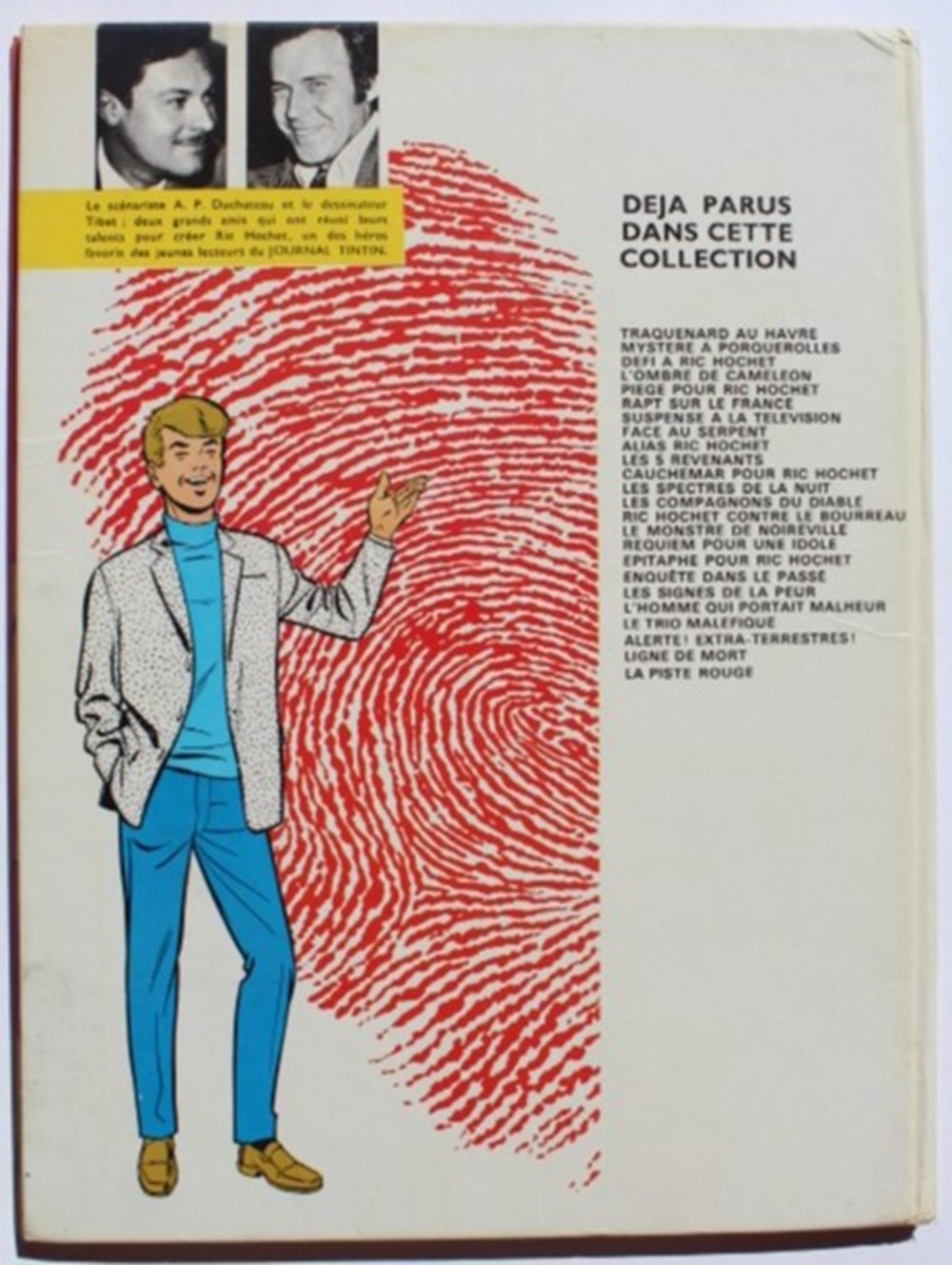 Ric Hochet - 25 - Coups de griffes chez Bouglione - EO 1977 livres bd revues bandes dessinees ric hochet 25 coups de griffes chez bouglione eo 1977