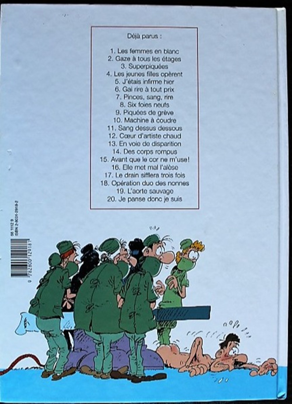 Les femmes en blanc - 20 - Je panse donc je suis - EO 2000 livres bd revues bandes dessinees les femmes en blanc 20 je panse donc je suis eo 2000