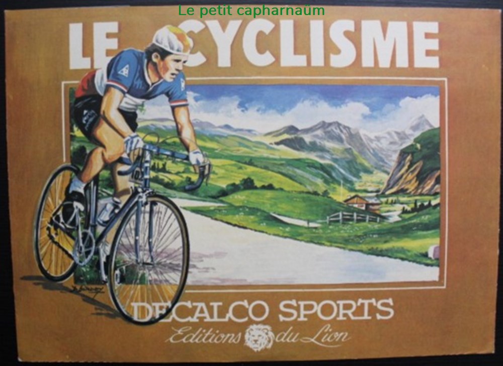 Décorama - Lionrama - Decalco Sports - Le cyclisme 3 divers decorations magnets autocollants decalcomanies decorama lionrama decalco sports le cyclisme