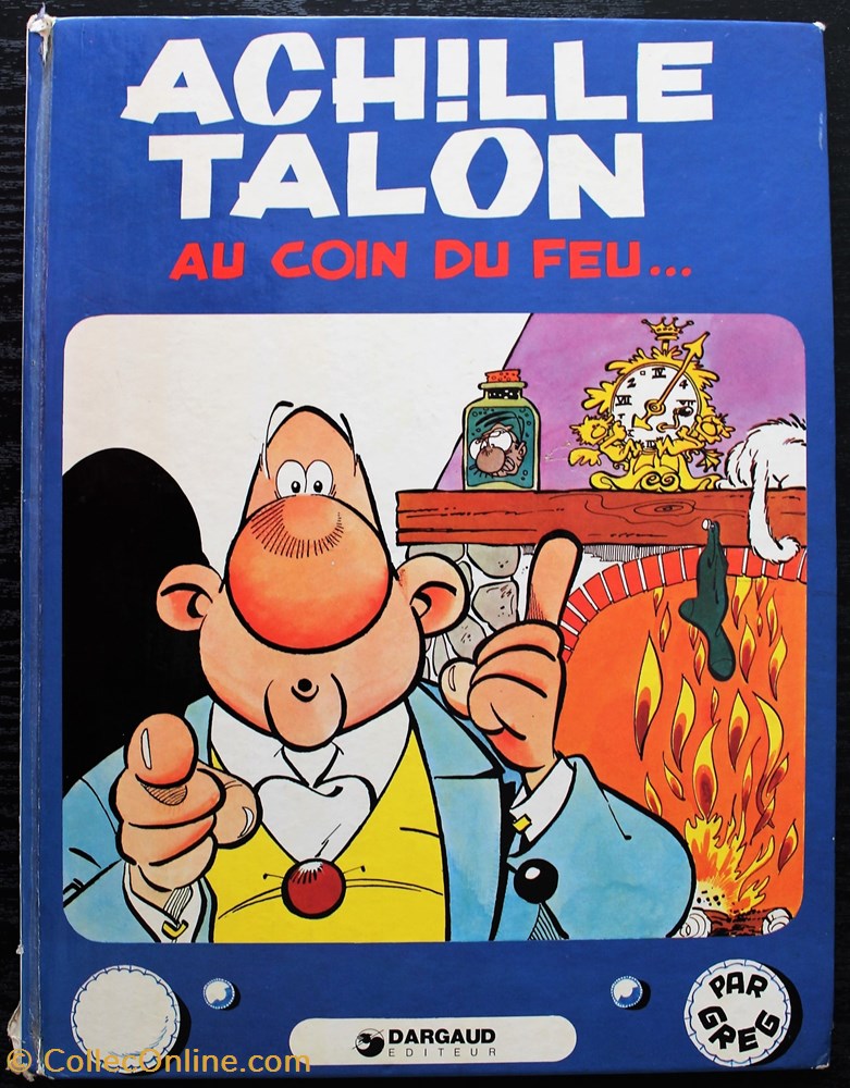 livres bd revues bandes dessinees album achille talon 12 achille talon au coin du feu eo 1975