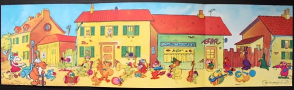 Décorama - Kalkitos - Orchestre d'animaux divers decorations magnets autocollants decalcomanies decorama kalkitos orchestre animaux