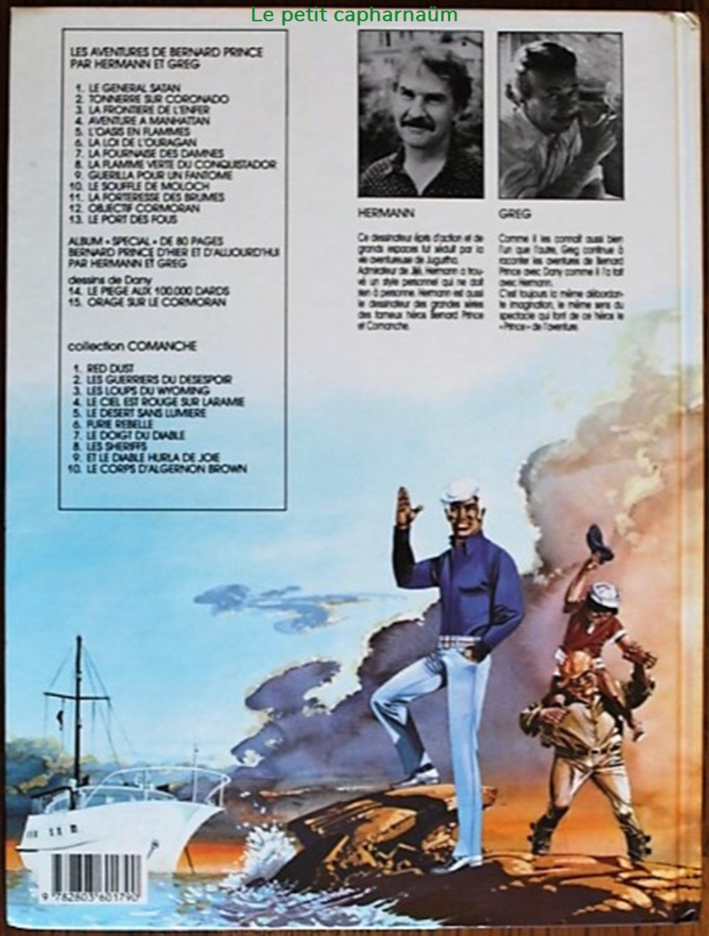 Bernard Prince - 10 - Le souffle de Moloch - Rééd. 1981 livres bd revues bandes dessinees bernard prince 10 le souffle de moloch reed 1981