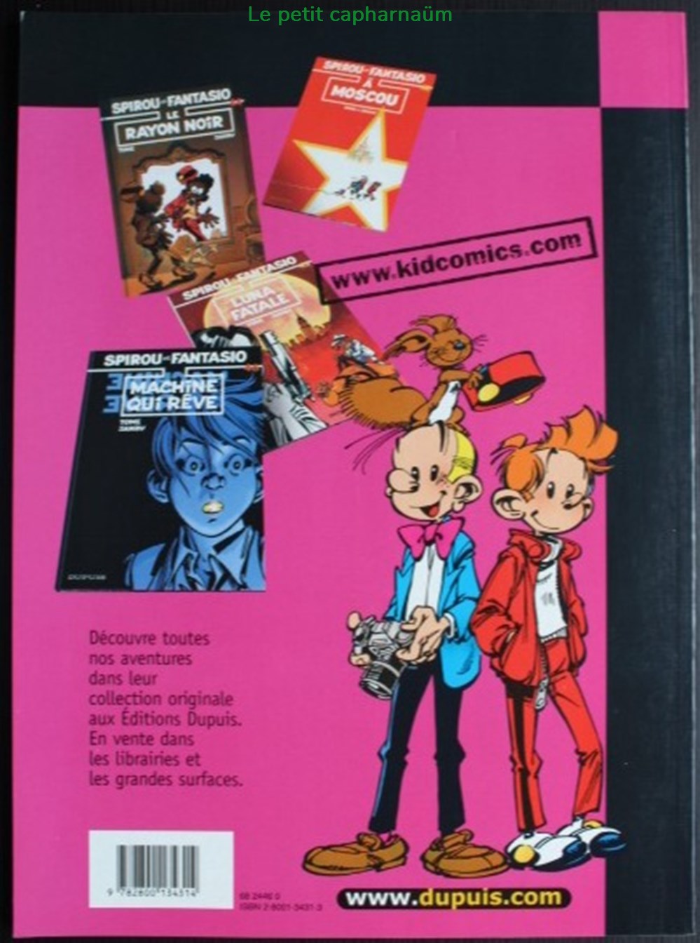 livres bd revues bandes dessinees spirou et fantasio 35 qui arretera cyanure reed 2003