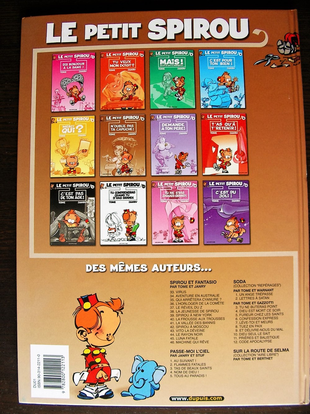 Le petit Spirou - 06 - N'oublie pas ta capuche ! - Rééd. 2006 livres bd revues bandes dessinees le petit spirou 06 oublie pas ta capuche reed 2006