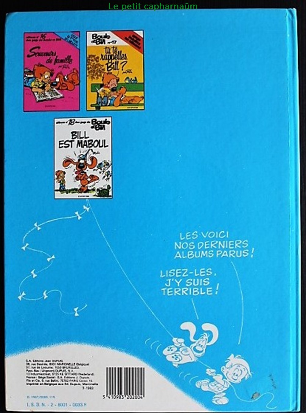 livres bd revues bandes dessinees boule et bill 04 60 gags de boule et bill n 4 reed 1983