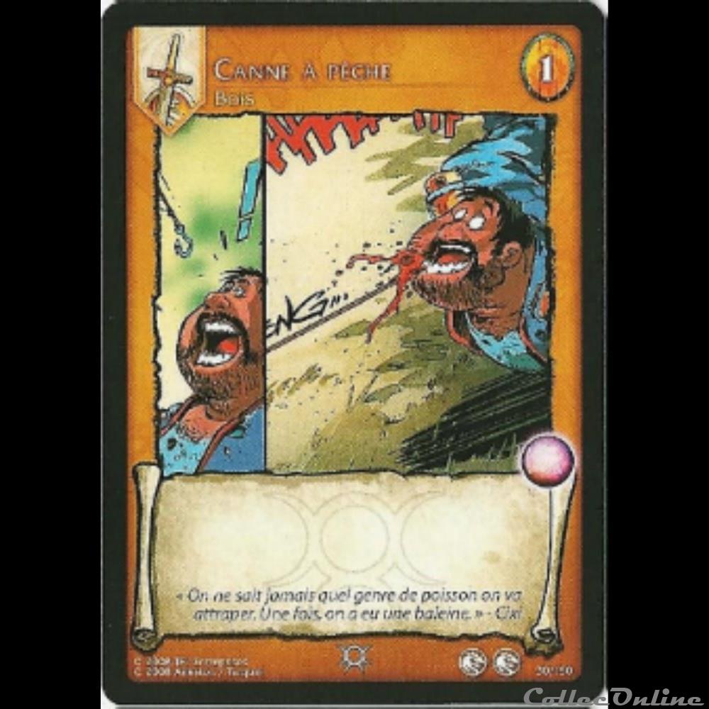 Lanfeust de Troy - 030 - Canne à pêche jeux jouet jeu carte collectionner lanfeust de troy 030 canne a peche