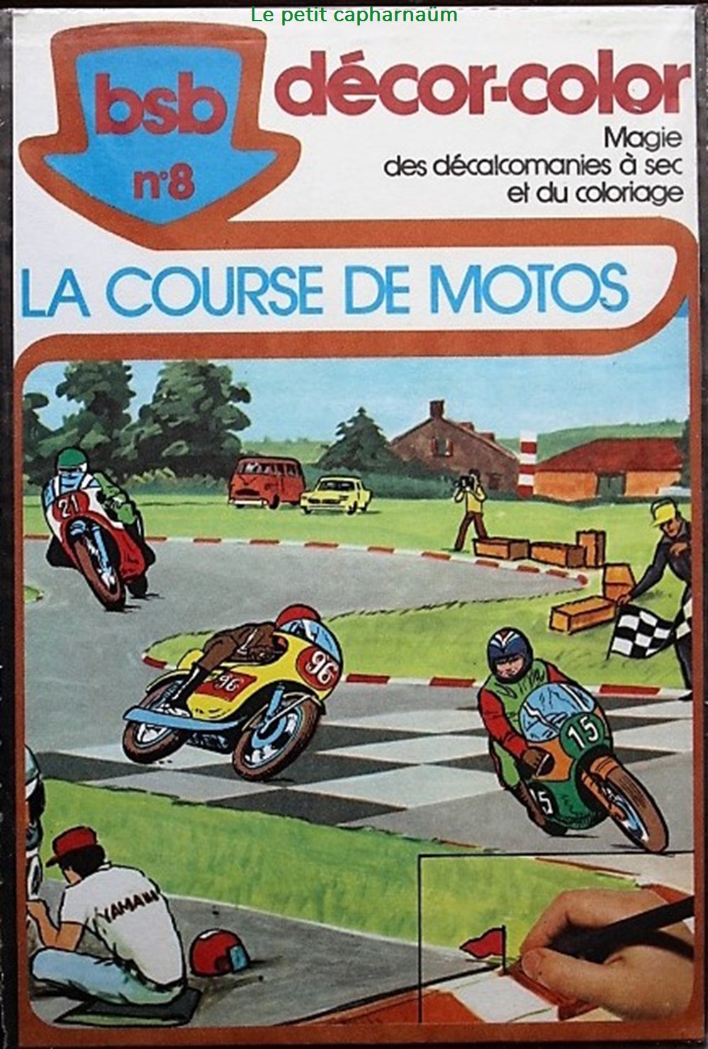 Décorama - BSB - 008 - La course de motos divers decorations magnets autocollants decalcomanies decorama bsb 008 la course de motos