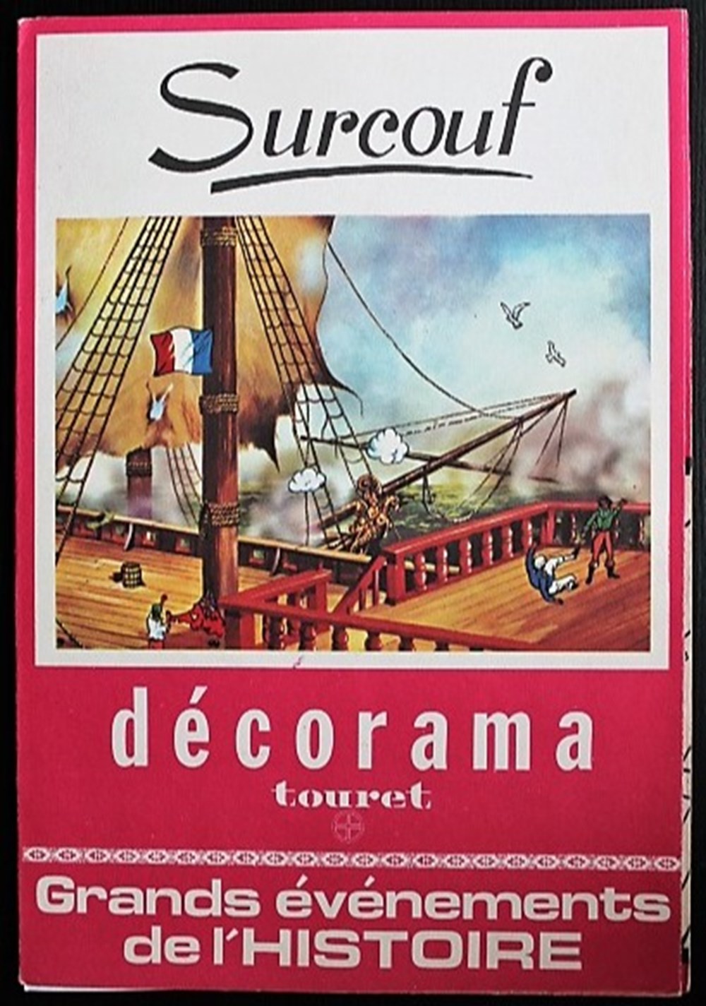 divers decorations magnets autocollants decalcomanies decorama touret grands evenements de histoire surcouf